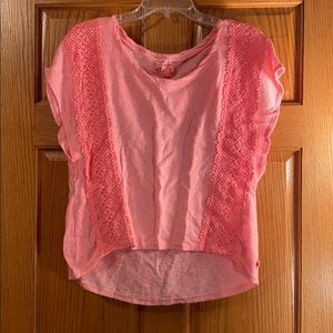 Hollister women’s small hot pink knit shirt